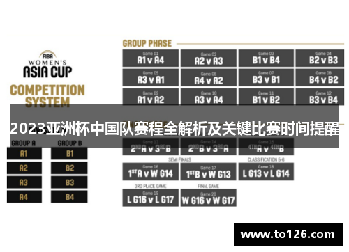 2023亚洲杯中国队赛程全解析及关键比赛时间提醒